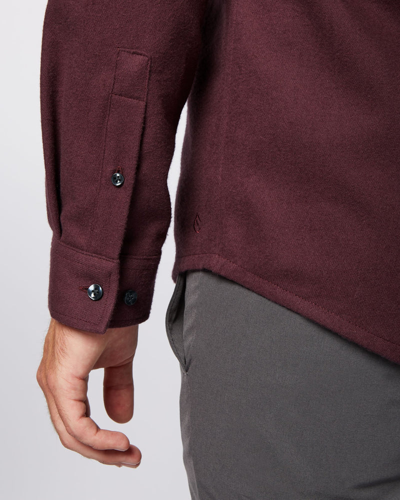 Flannel shirt Burgundy