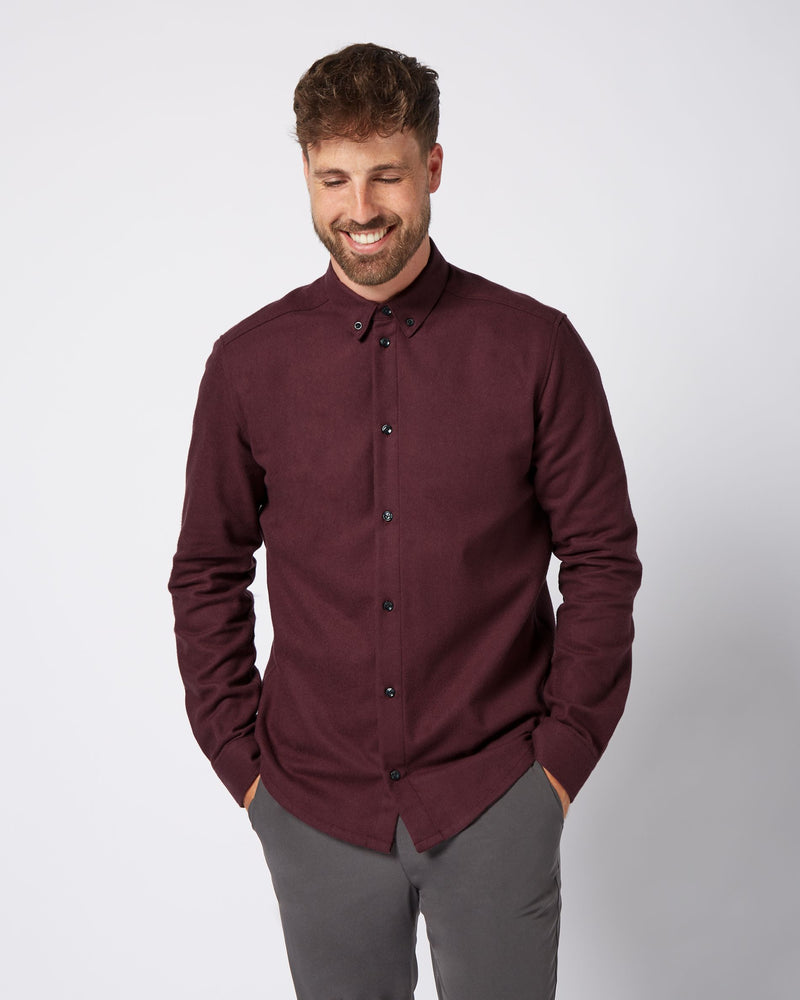 Flannel shirt Burgundy