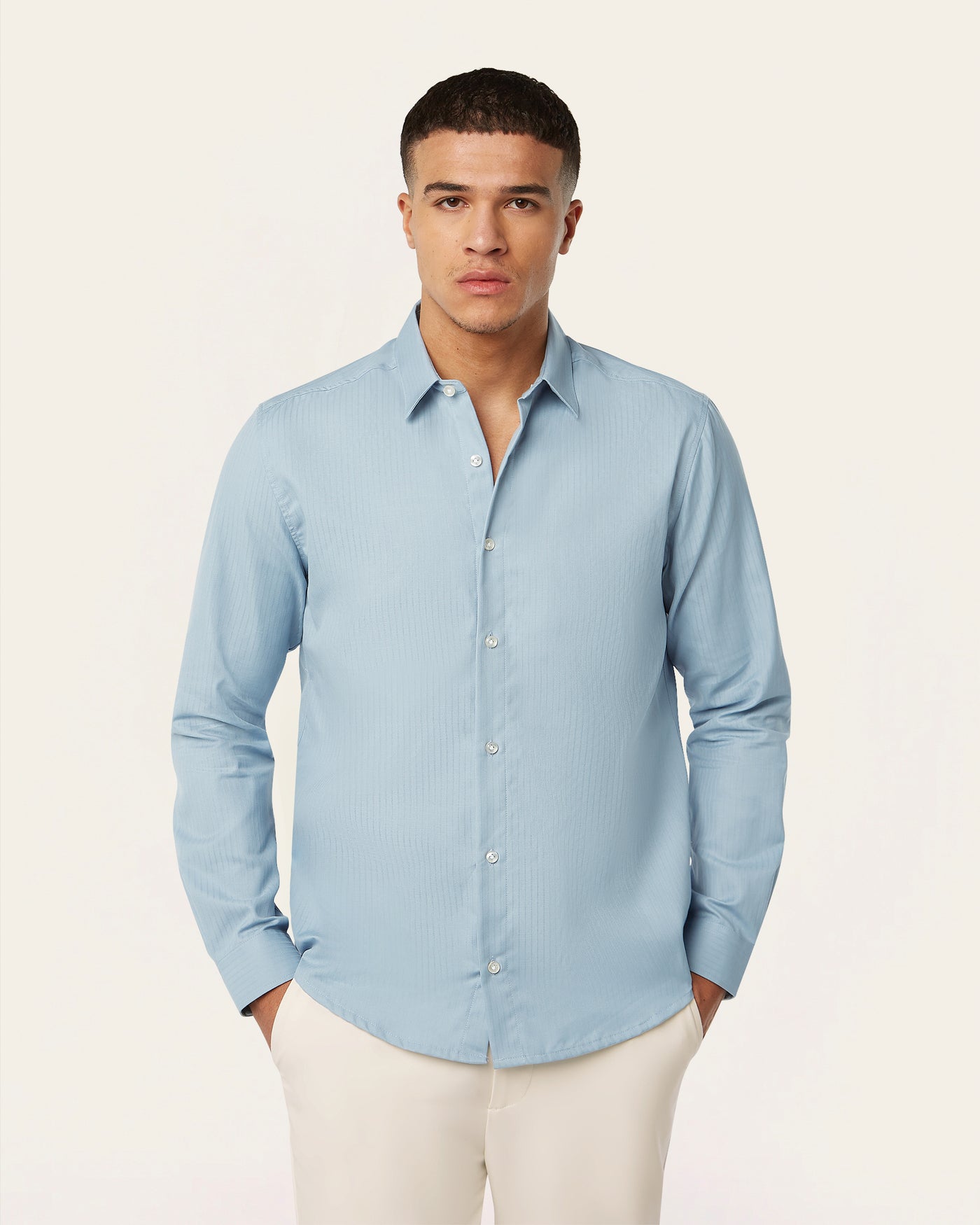 Twill Shirt Light Blue