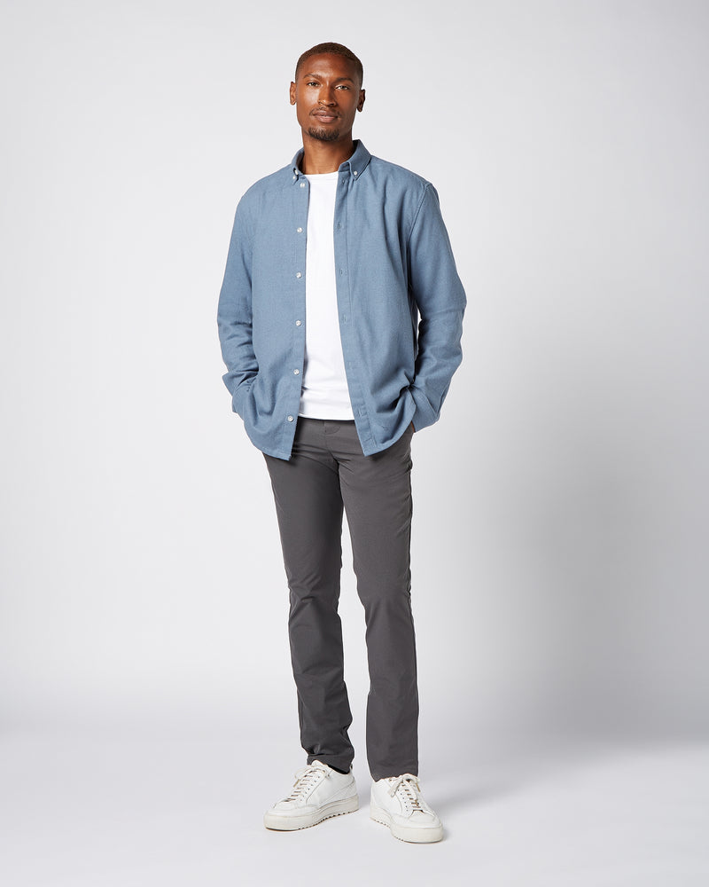 Flannel shirt Steel Blue