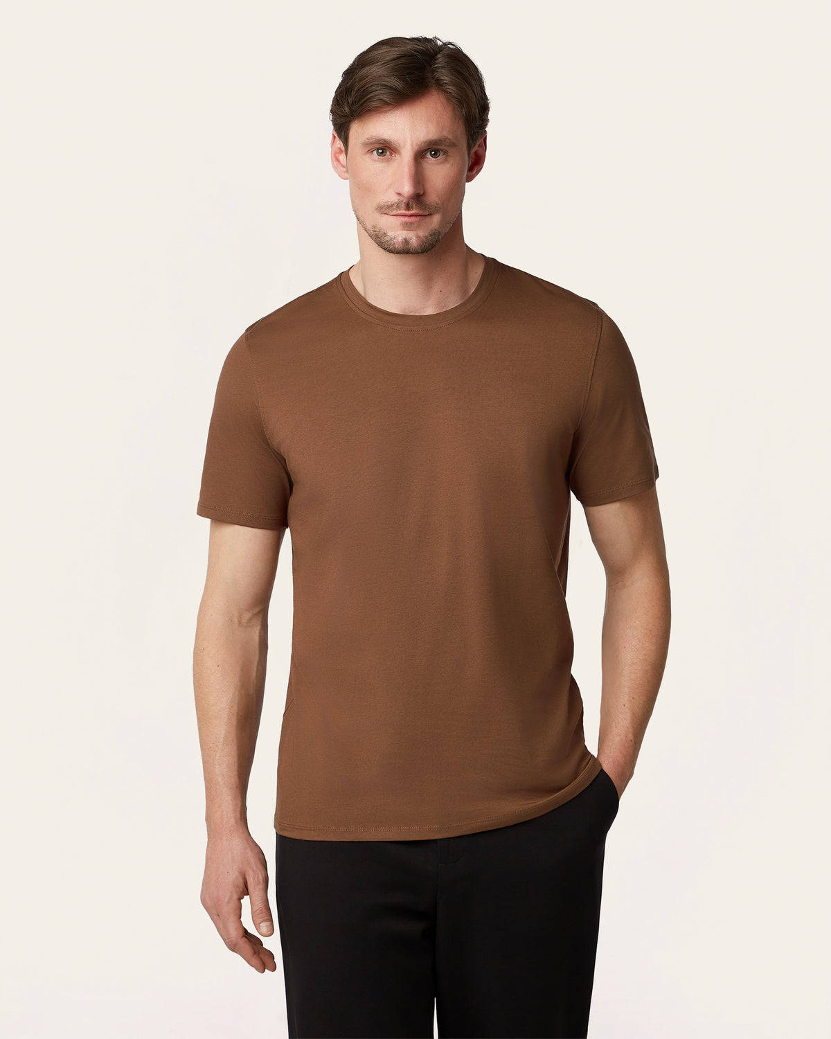 Heavy weight t-shirt Brown