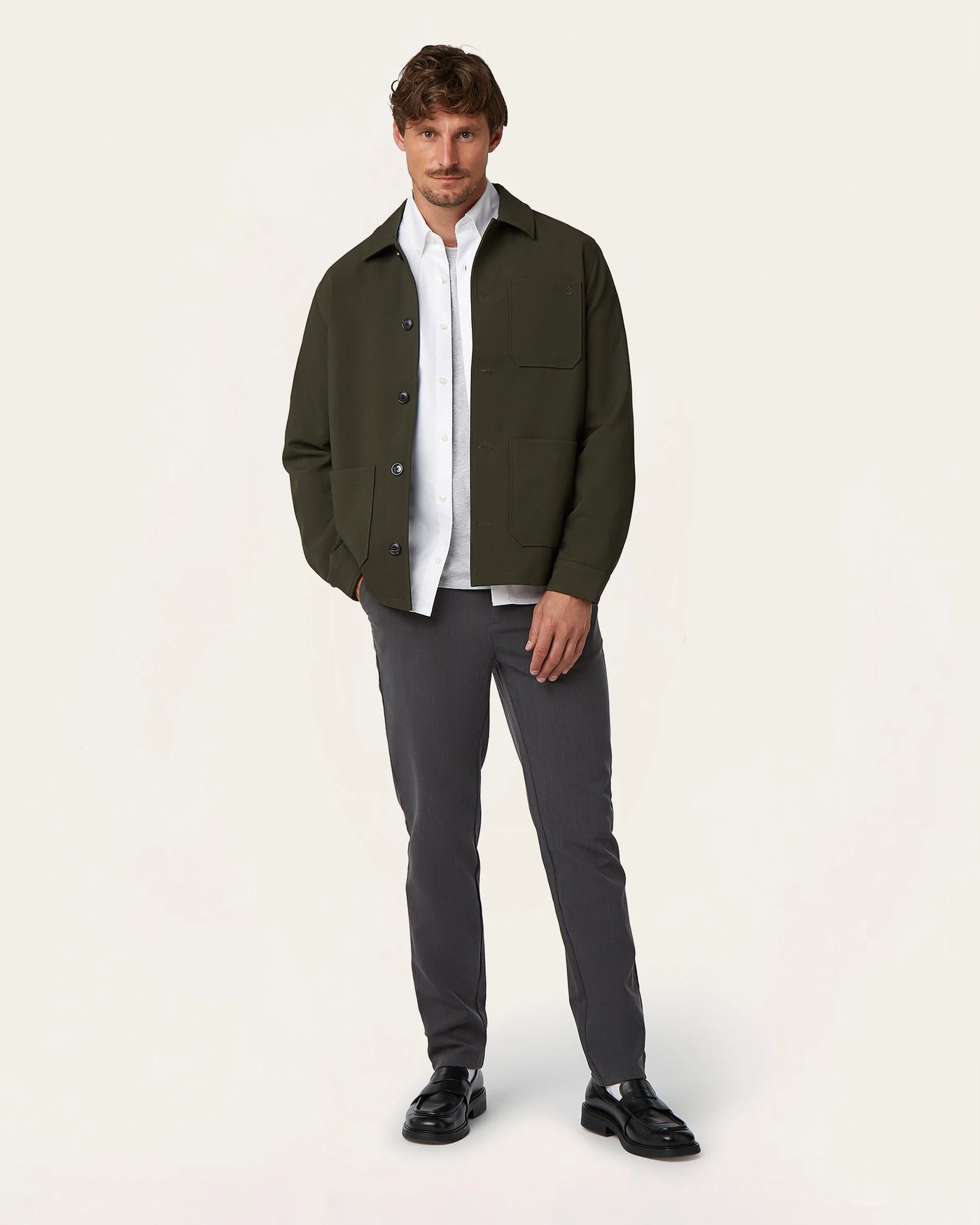 Regular Classic Pants Dark Grey