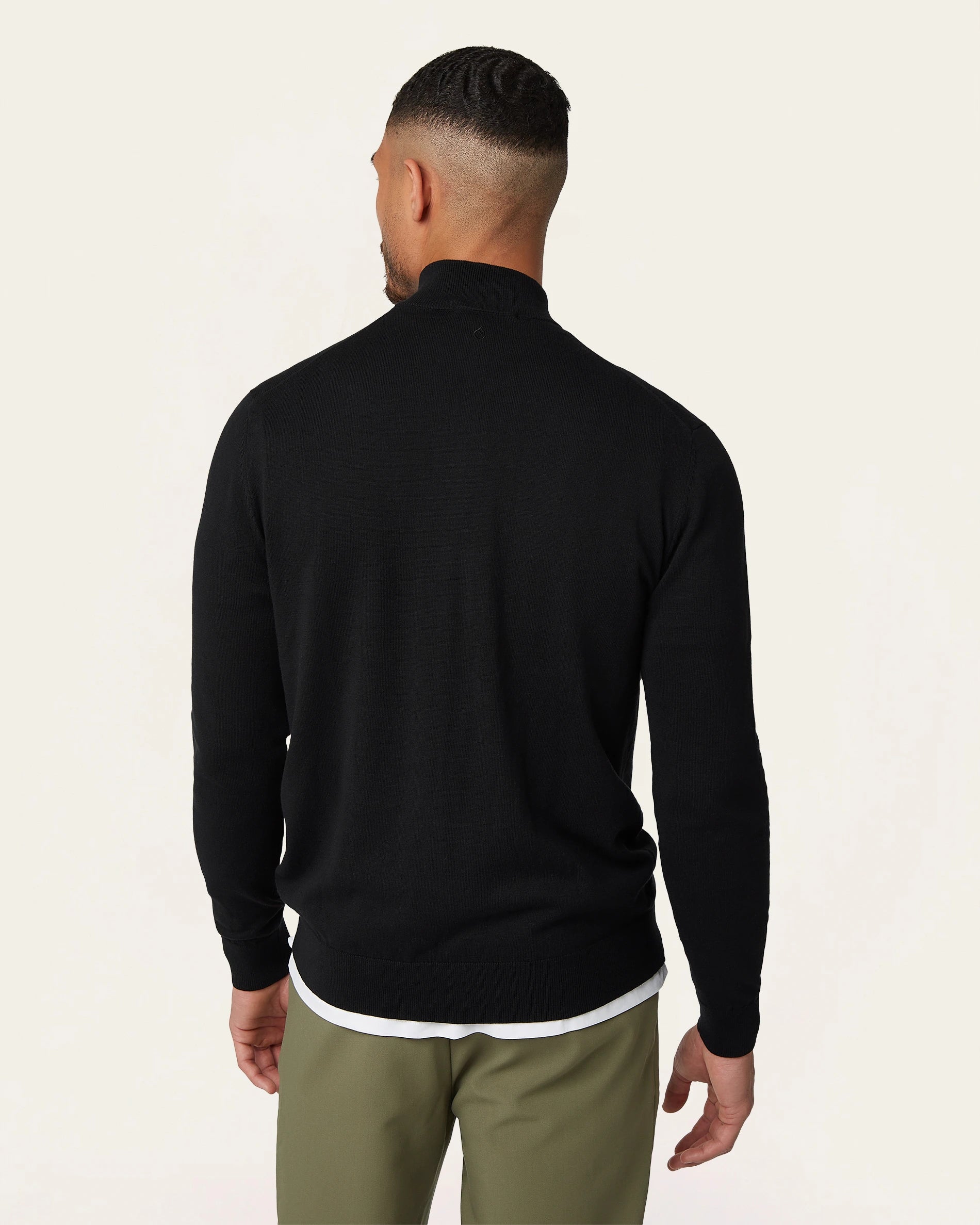 Seawool Half Zip Black