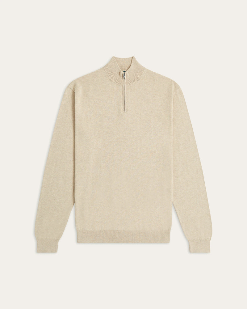 Seawool Half Zip Sand