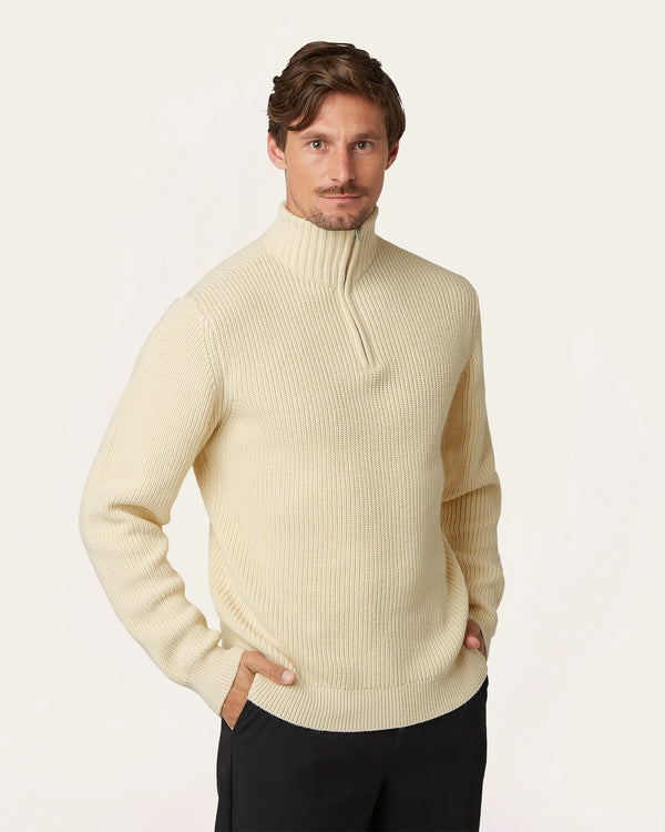 Heavy Seawool Half Off-white