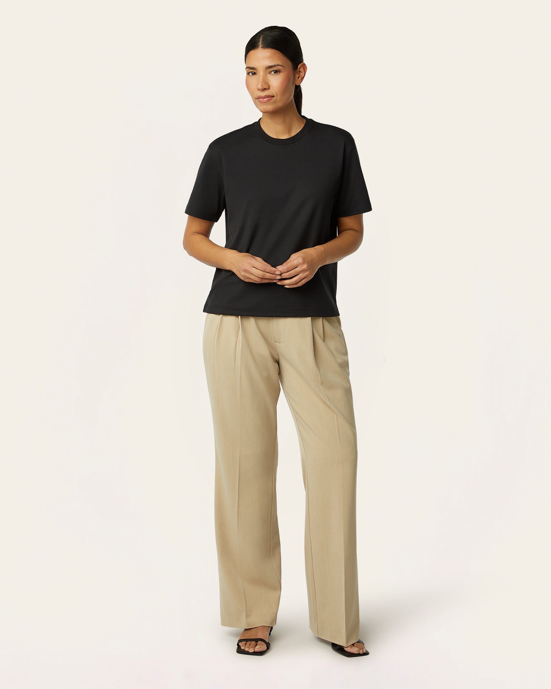 Boxy T-shirt - Black