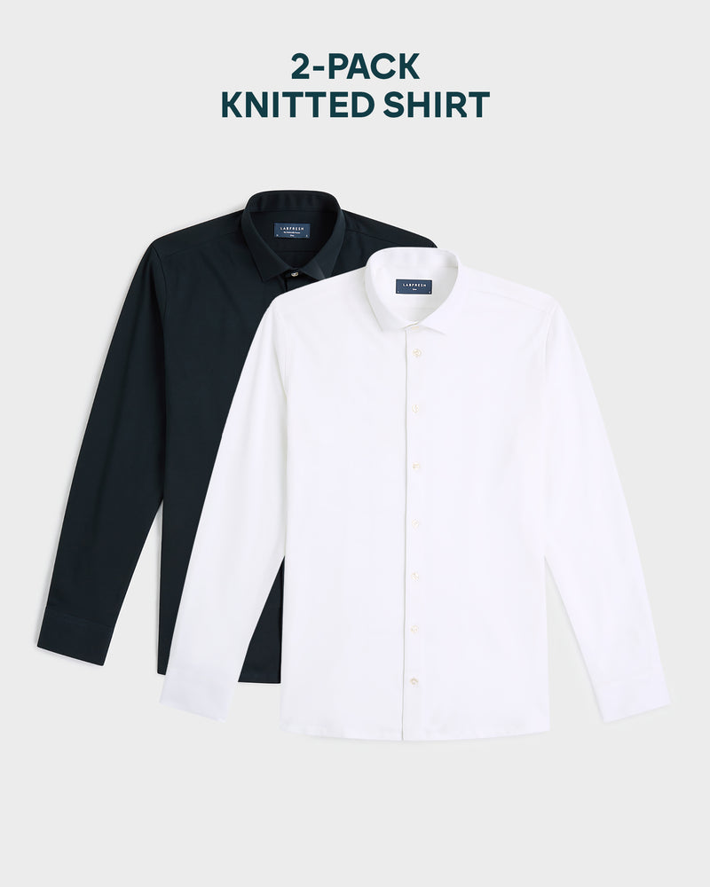 Knitted shirt 2-pack bundle