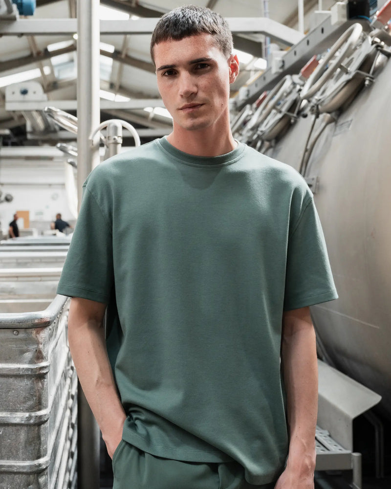 Schöne Heavy weight t-shirt Grass Green