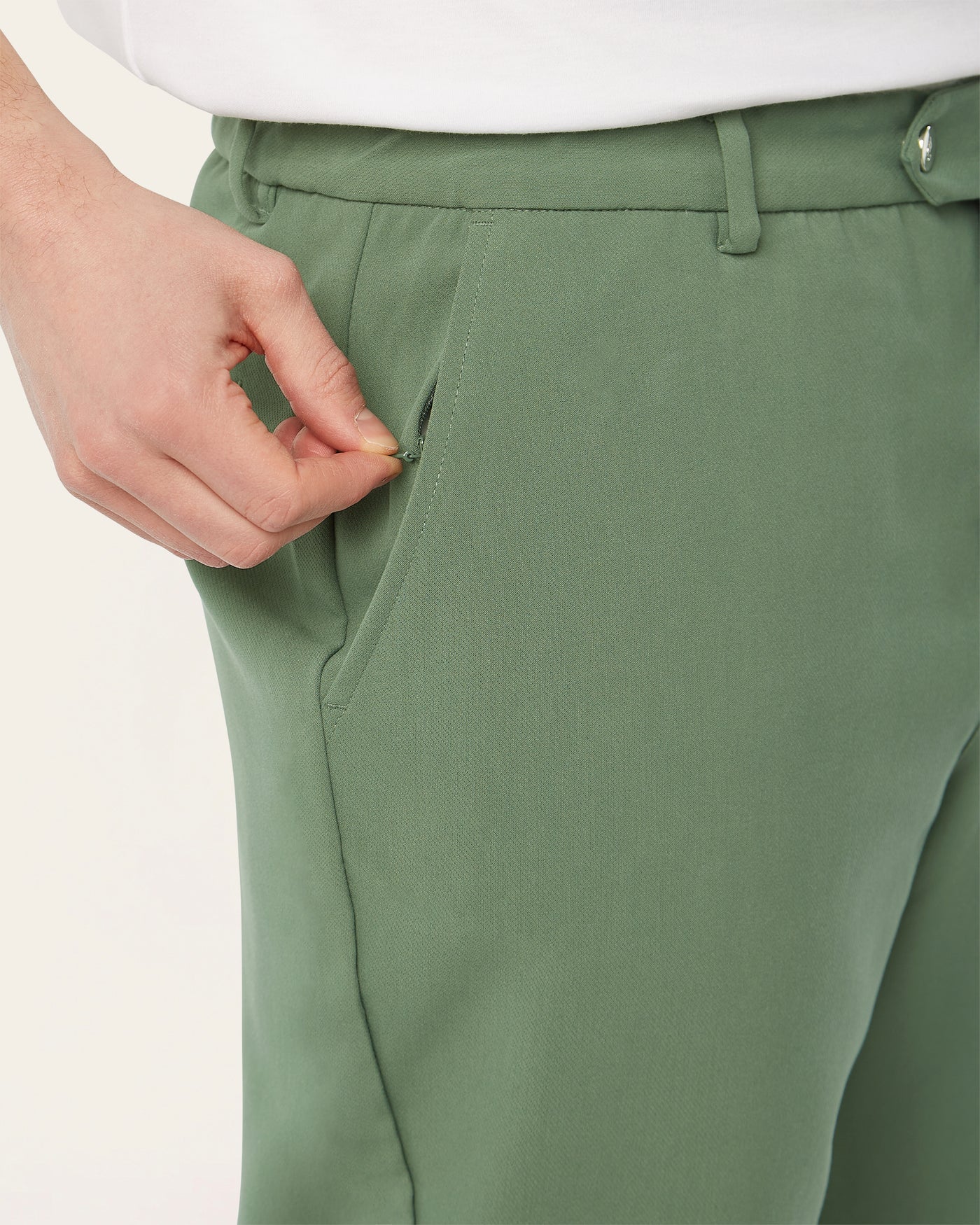 Straight Classic Pants Grass Green