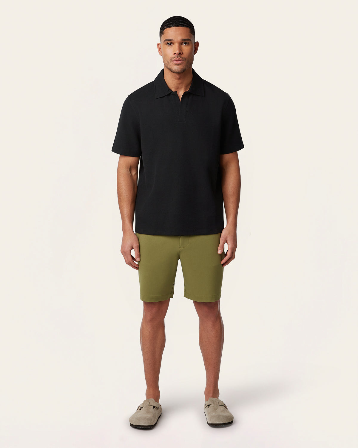 Relaxed Polo Black