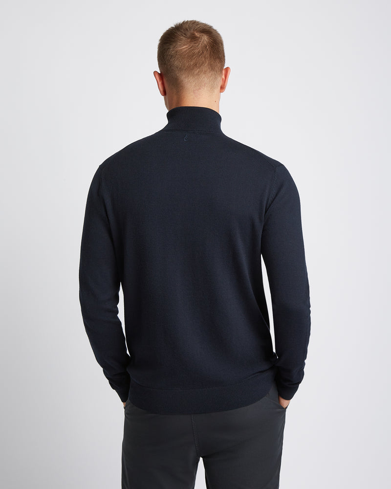 Seawool Turtle neck Navy