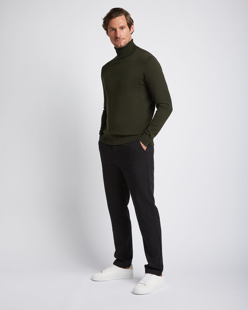 Seawool Turtle neck Dark Green