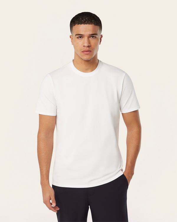 Piqué T-shirt White