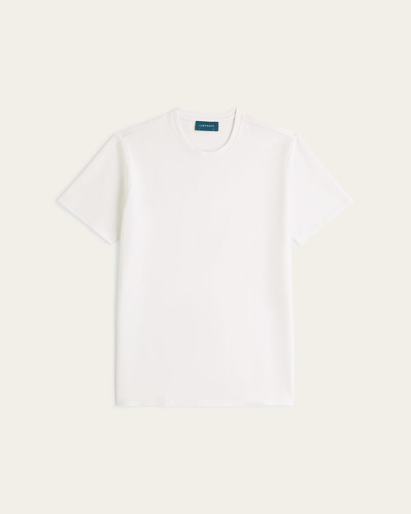 Piqué T-shirt White