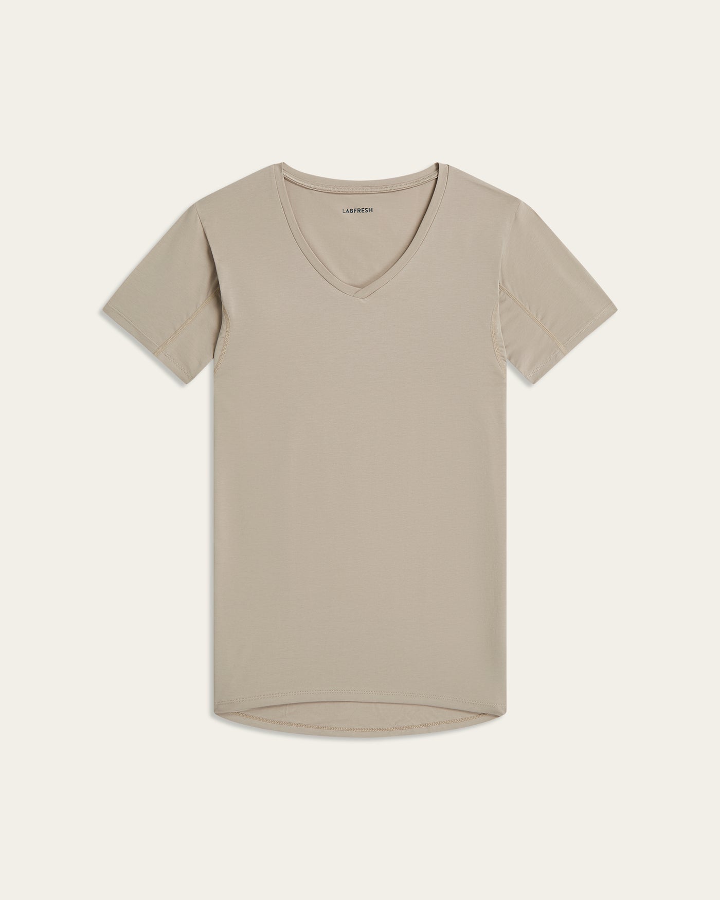 V-neck Sweat-proof undershirt khaki