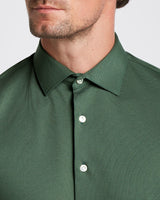 Knitted shirt Moss Green