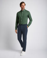 Knitted shirt Moss Green