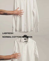 Knitted non-iron shirt Light Green