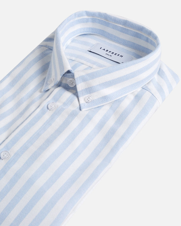 Soft Oxford shirt big stripe