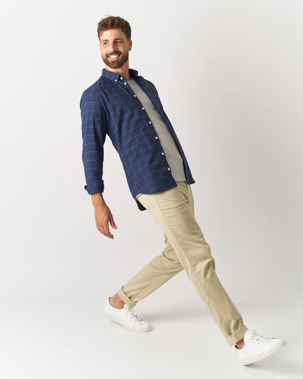 Prior Tech: Flannel shirt navy check