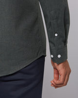 Prior Tech: Flannel shirt dark green