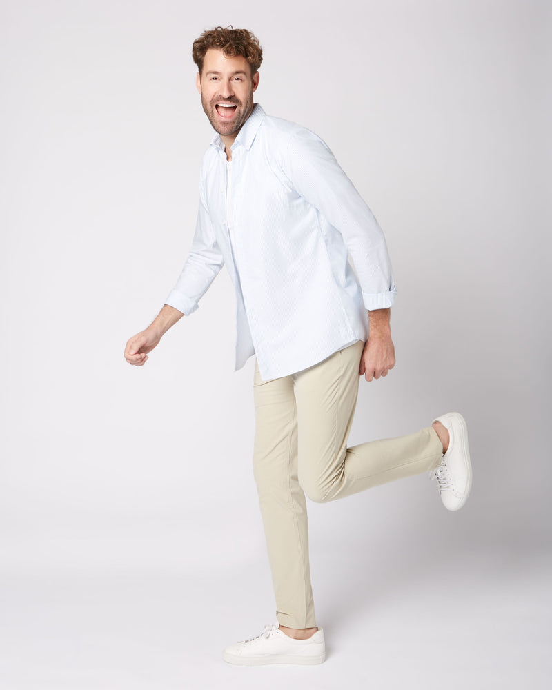 Oxford stretch shirt stripe