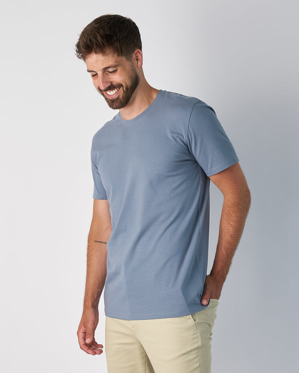 Limited edition: T-shirt steel blue