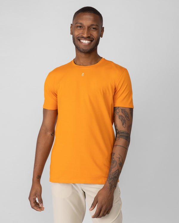 T-shirt orange monogram